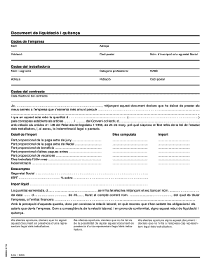 Employee Settlement and Receipt Form