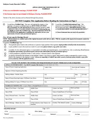California Marriage Certificate Application