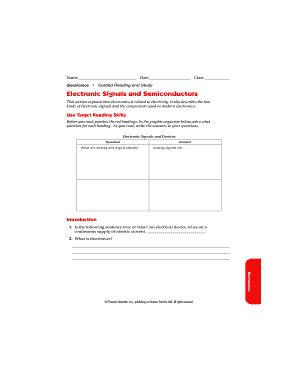 Electronics Study Guide