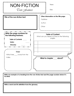 Non-Fiction Text Guide