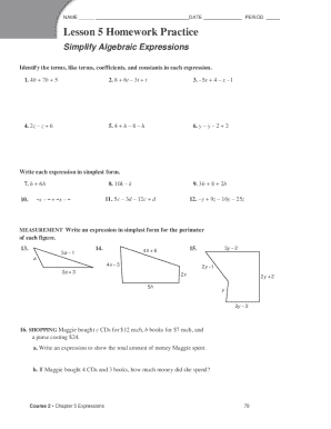 lesson 5 homework