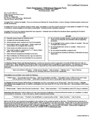 UnitedHealthcare FSA Claim Submission Form