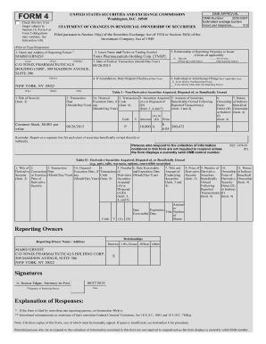SEC Form 4 Statement of Changes in Beneficial Ownership