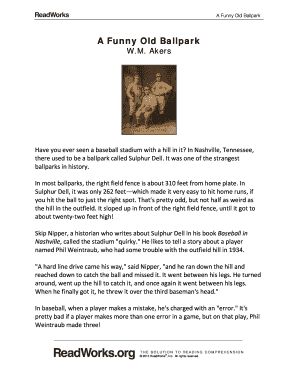 Sulphur Dell Ballpark History Quiz