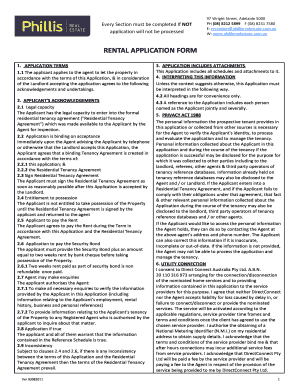 Rental Application Form
