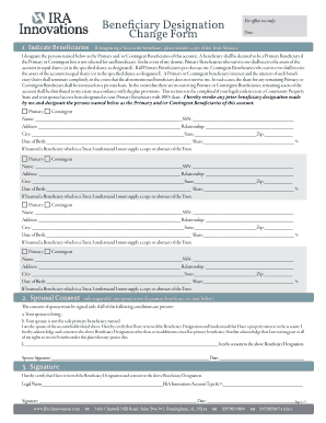 Beneficiary Designation Form