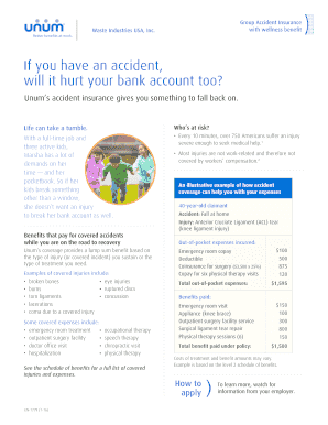 Unum Group Accident Insurance Form