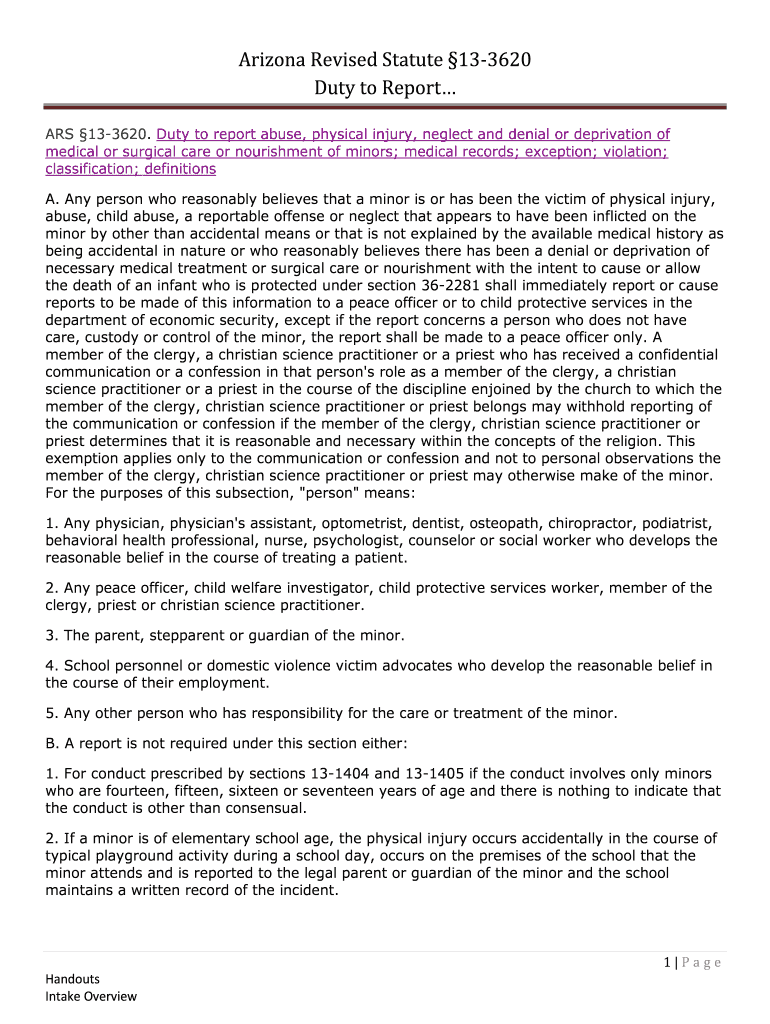 Fillable Online Arizona Revised Statute 133620 Fax Email Print pdfFiller