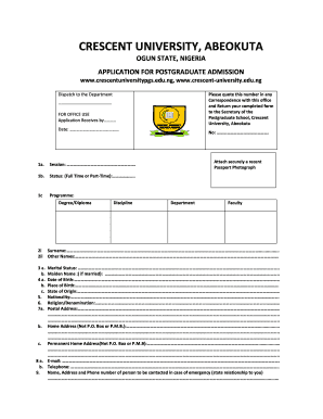 PG ADMISSION FORM 2doc - crescentuniversitypgs edu