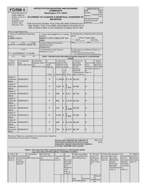 SEC Form 4 Statement of Changes in Beneficial Ownership