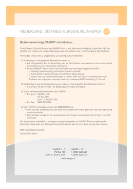 NEDERLAND: DISTRIBUTEURSOVEREENKOMST