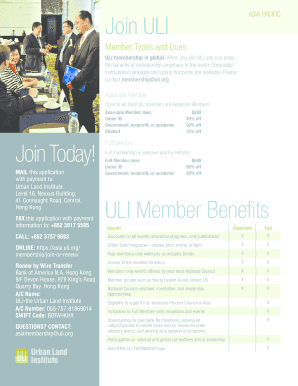 ULI Membership Application