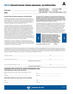 BSA Annual Health and Medical Record