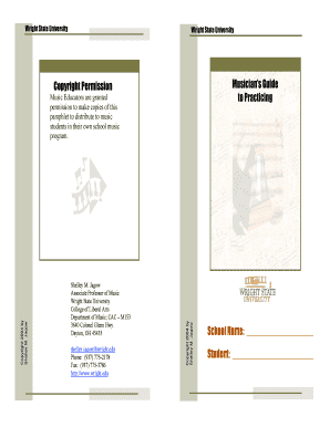 Wright State University Musician's Guide