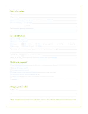 Avoiding the Money Trap DVD Request Form