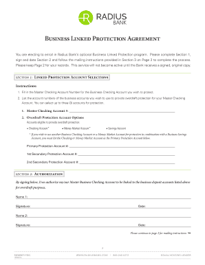 Business Linked Protection Agreement