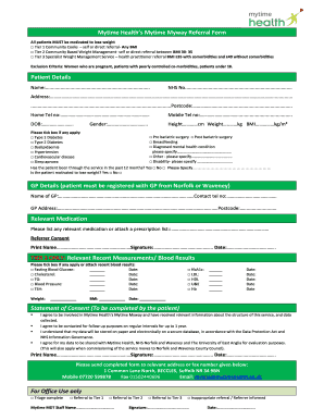 Mytime Myway Referral Form