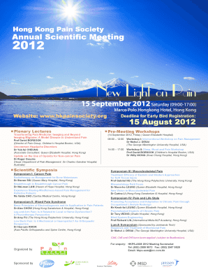 Leaflet - Hong Kong Pain Society - sahk