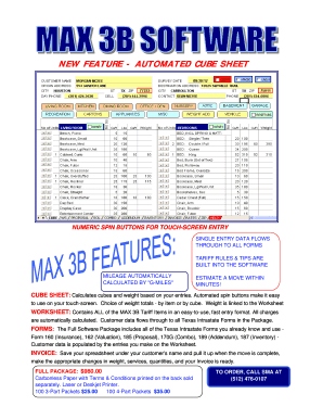 NEW FEATURE - AUTOMATED CUBE SHEET