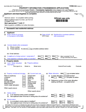 Queensland Property Information Transmission Application