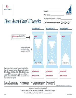 Asset-Care III Life Insurance Policy Form