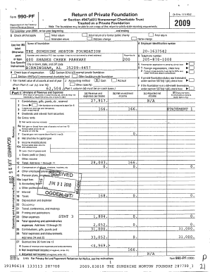 Form 990-PF Return