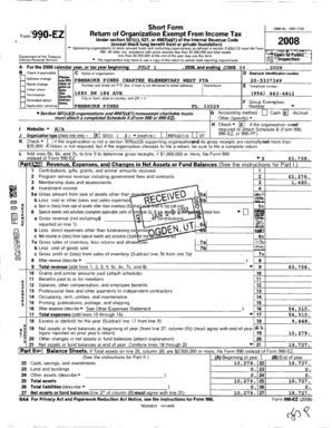 Form 990-EZ Tax Return for Nonprofits
