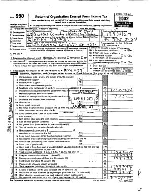Form 990 Return of Organization Exempt From Income Tax