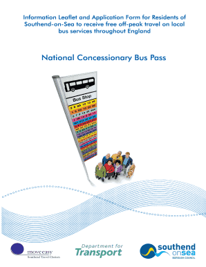 National Concessionary Bus Pass Application