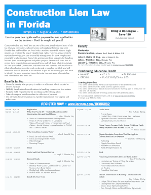 Fillable Online Construction Lien Law in Florida Fax Email Print ...