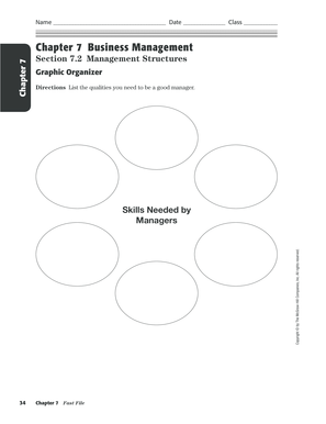 Chapter 7 Business Management - McGraw Hill Education