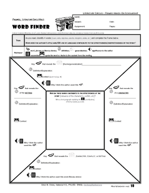 Literature Circle Role Assignment