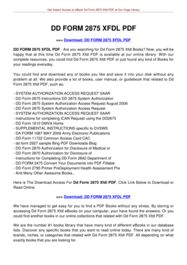 Dd form 2875 pdf fillable - DD FORM 2875 XFDL. DD FORM 2875 XFDL - jansbooks