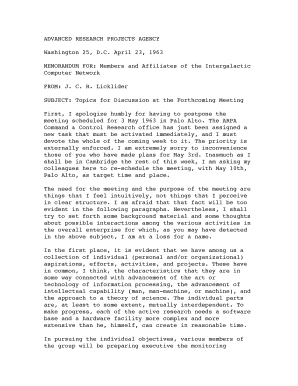 Memorandum For Members and Affiliates of the Intergalactic ...