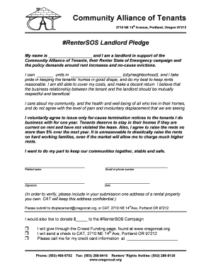 RenterSOS Landlord Pledge