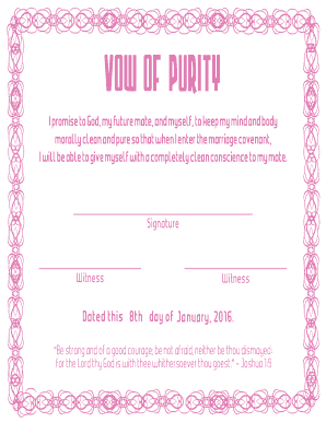 Vow of Purity