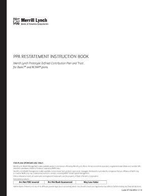 Merrill Lynch Prototype Defined Contribution Plan Adoption Agreement