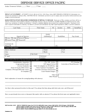 DSO Form Rev 14-10