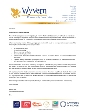 Child Protection Agreement