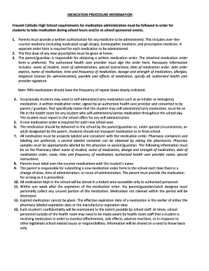 Medication Administration Authorization Form