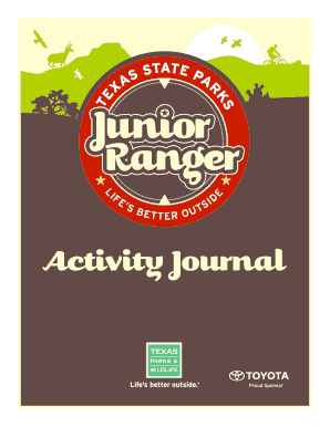 Junior Ranger Activity Journal
