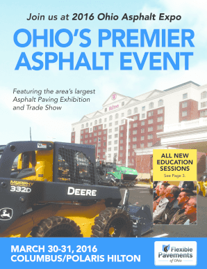 Ohio Asphalt Expo Registration Form