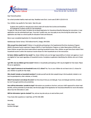 Application for Educational Benefits