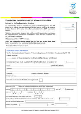 Essential Law for the Chartered Tax Adviser
