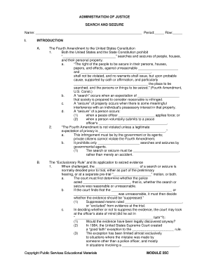 Search and Seizure Legal Guide