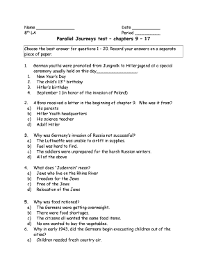Parallel Journeys Test