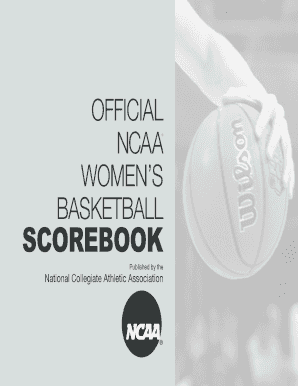 Fillable Online Fs Ncaa Womens Basketball Scorebook Fax Email Print Pdffiller