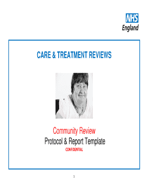 Care and Treatment Review Template