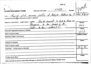 Other Document Form