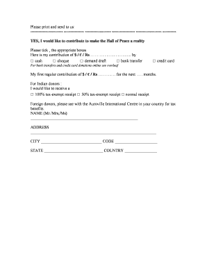 Donation Form